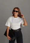 Beyaz Kaşkorse Tshirt