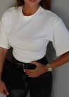 Beyaz Kaşkorse Tshirt