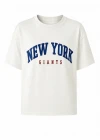 Beyaz Oversize Baskılı Tshirt