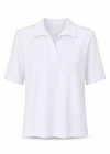 Beyaz Vatkalı Tshirt