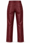 Bordo Mumlu Jean Pantolon