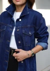 Cep Detay Jean Jacket