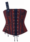 DESENLİ Etnik Desenli Korse Bluz