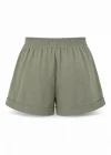 HAKİ Duble Paça Gabardin Şort