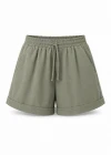 HAKİ Duble Paça Gabardin Şort