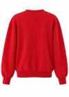 KIRMIZI Baskılı Sweatshirt