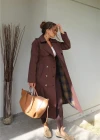 Overcoat with a belt