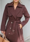 Overcoat with a belt
