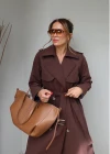Overcoat with a belt