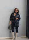 Lacivert Tayt Pantolon
