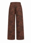 Leopar Desen Straıght Jean Pantolon