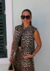 Leopard Pattern Round Neck Vest