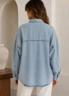 MAVİ Oversize Jean Gömlek Ceket