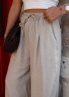 NATURAL Keten Pantolon