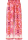 PEMBE Etnik Desen Bol Paça Pantolon