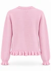 PEMBE Fırfır Detay Hırka