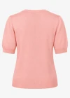 PEMBE Kısa Kollu İpek Triko