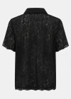 Polo Neck Lace Blouse