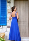 SAKS Kare Yaka Maxi Elbise