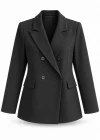 Siyah Blazer Ceket Pantolon Takım