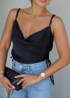 Black Cut-out Blouse