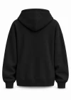 Siyah Fermuarlı Sweatshirt