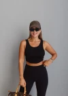 Siyah Fitilli Crop