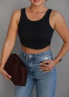 Siyah Fitilli Crop