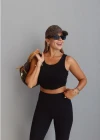 Siyah Fitilli Crop