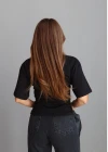 Siyah Kaşkorse Tshirt