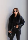 Siyah Kürklü Deri Ceket