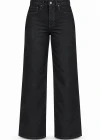 Siyah Lycralı Straight Jean Pantolon