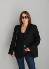 Siyah Oversize Blazer Ceket