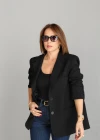 Siyah Oversize Blazer Ceket