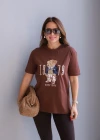 Teddy Nakış Detay Tshirt