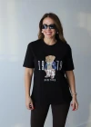 Teddy Nakış Detay Tshirt