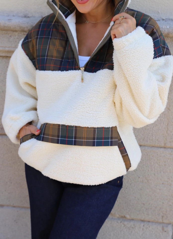 Ekose Peluş Sweat