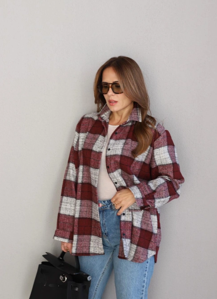 RENKLİ Ekoseli Gömlek