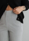 High Waist Stitch Detail Pants
