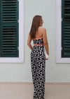 Beyaz Desenli Tulum