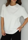 Beyaz Tok Doku Basic Tshirt