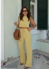 Bürümcük Crop Pantolon Takım
