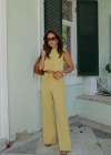 Bürümcük Crop Pantolon Takım
