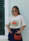 Çilek Baskılı Tshirt