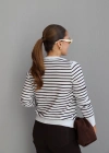 Çizgili Triko Hırka