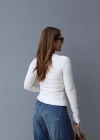 Ekru Ön Çıtçıt Detay Body