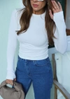 Ekru Parmak Geçmeli Body