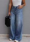 Geniş Paça Jean Pantolon