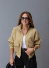 Hardal Triko Bomber Ceket