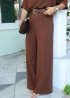 KAHVE Bluz Pantolon Takım